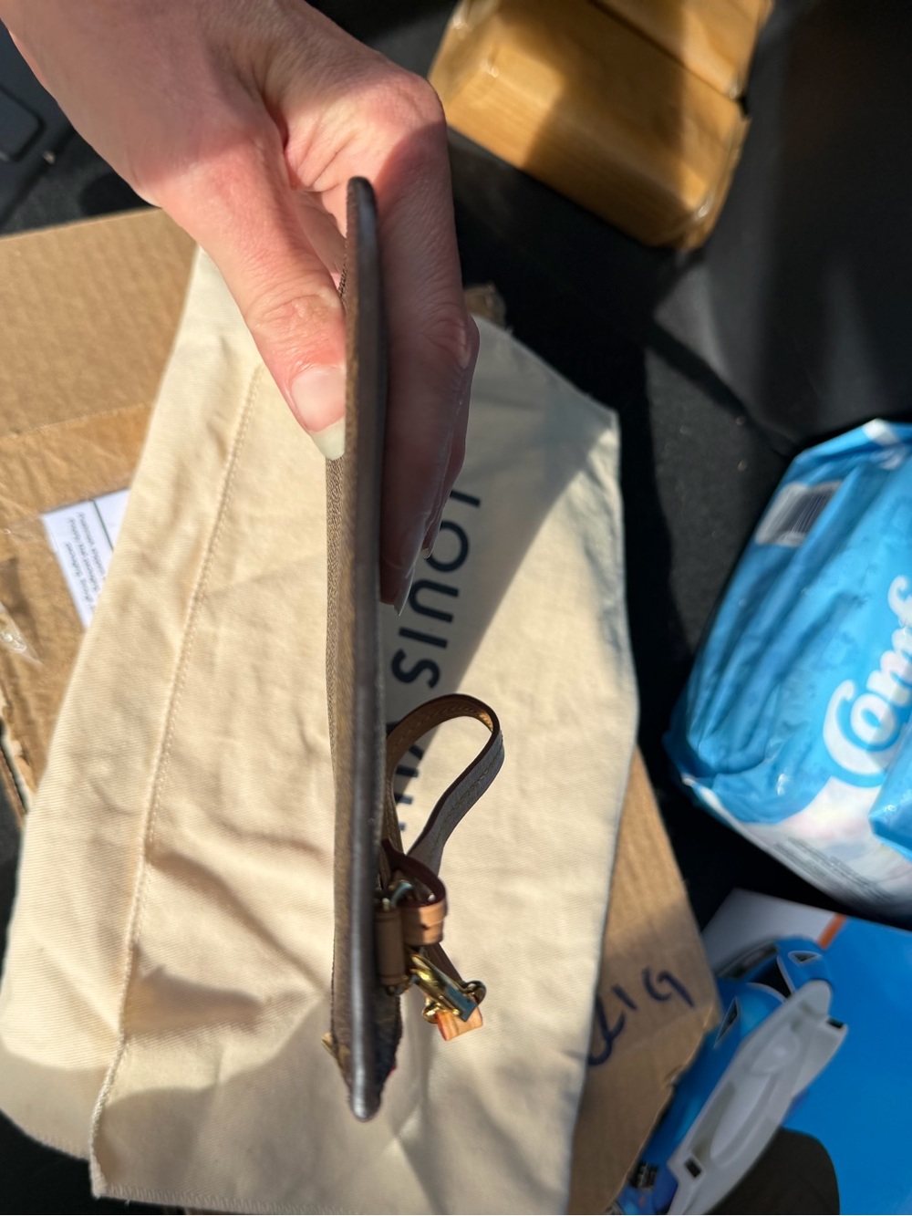 LV lmtd edition ramages neverfull pouch - Picture 4 of 10